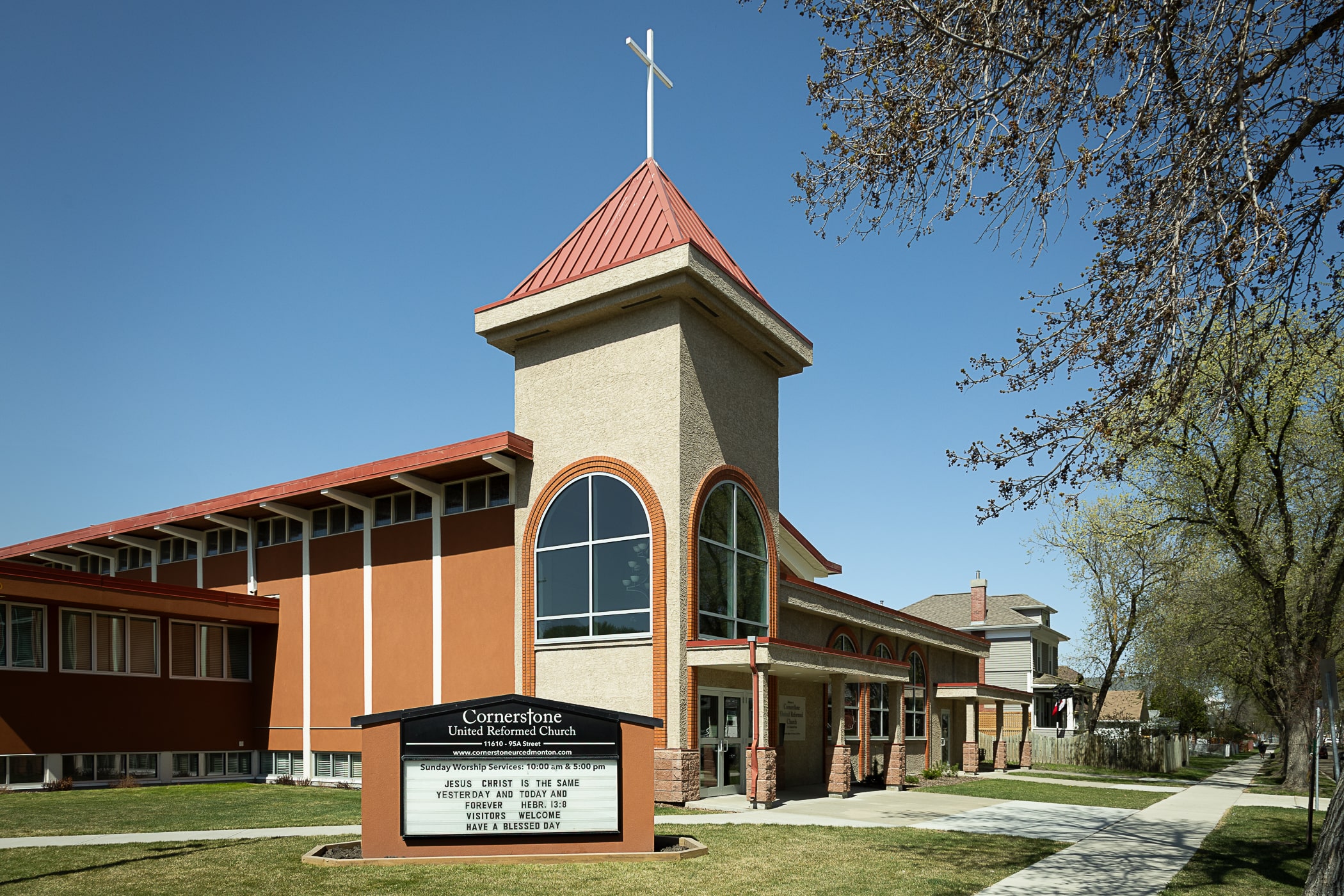 Church building exterior